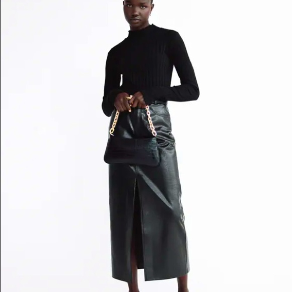 Zara Mock Neck Long Sleeve
